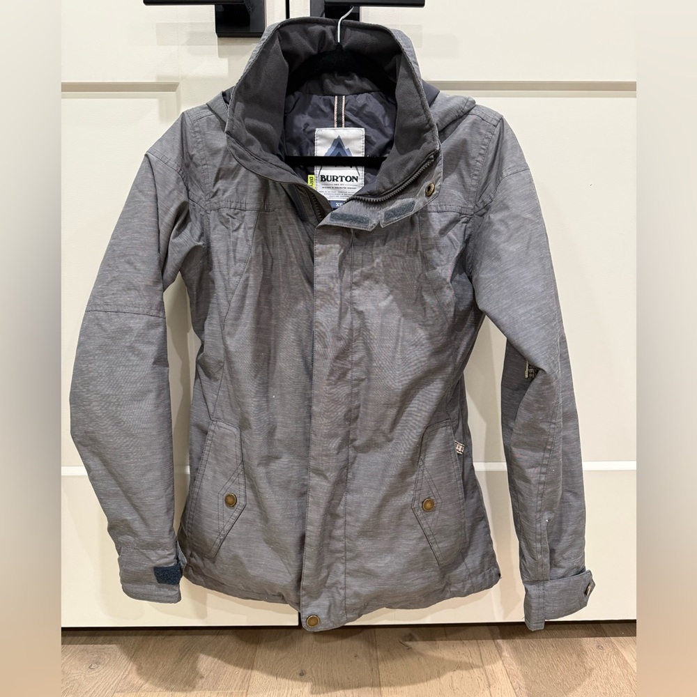 Burton Jet Set Jacket Womens XS Chambray Dryride
